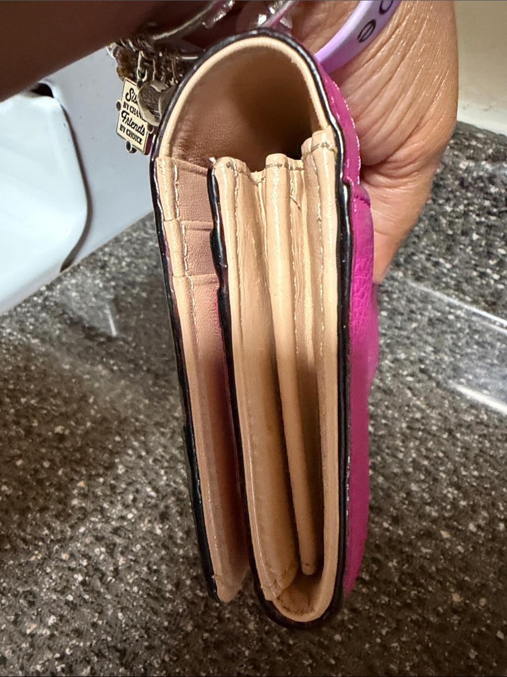 kate spade New York Pink Perforated Leather Wallet/wristlet - Picture 8 of 10